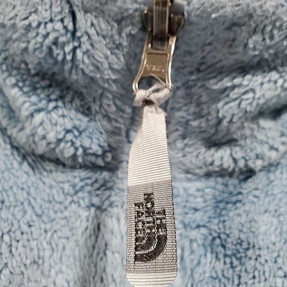 The North Face Women's Otis Fleece Blue Full-Zip Lightweight Jacket Pockets Sz M - Picture 14 of 15